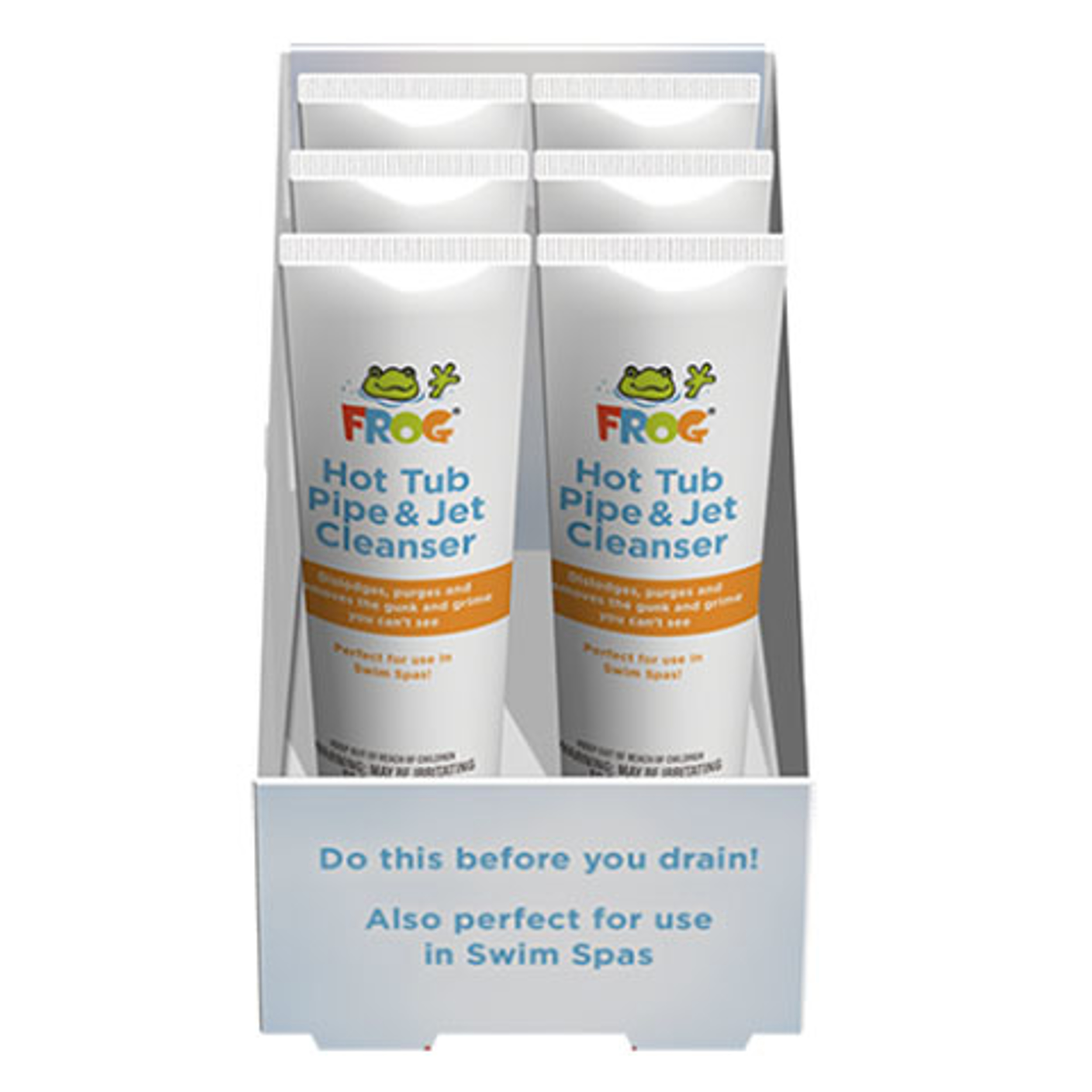 Picture of FROG® Hot Tub Pipe & Jet Cleanser (6 pack POP Tubes)